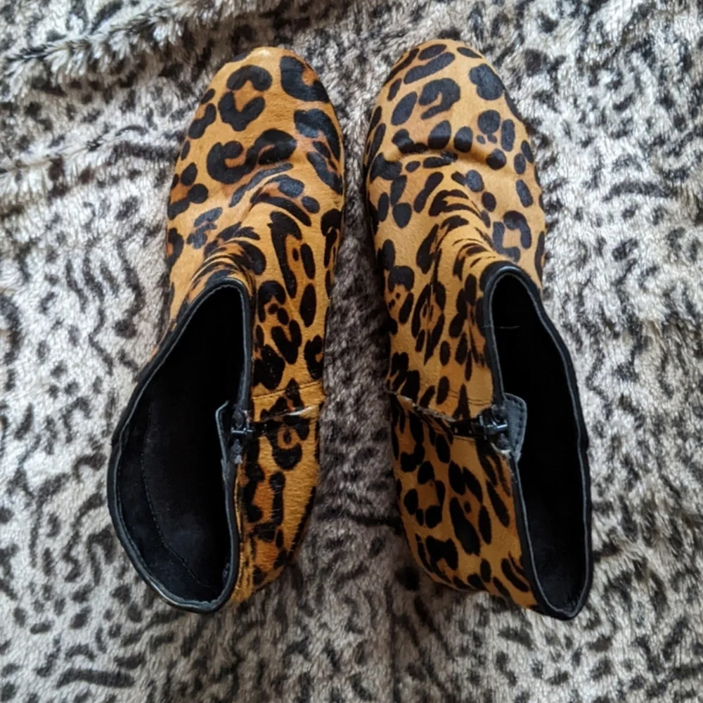 Leopard Booties